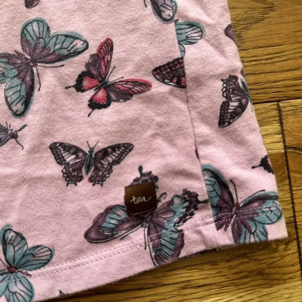 Tea Collection Purple Butterfly‎ Dress Size 7